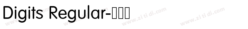 Digits Regular字体转换